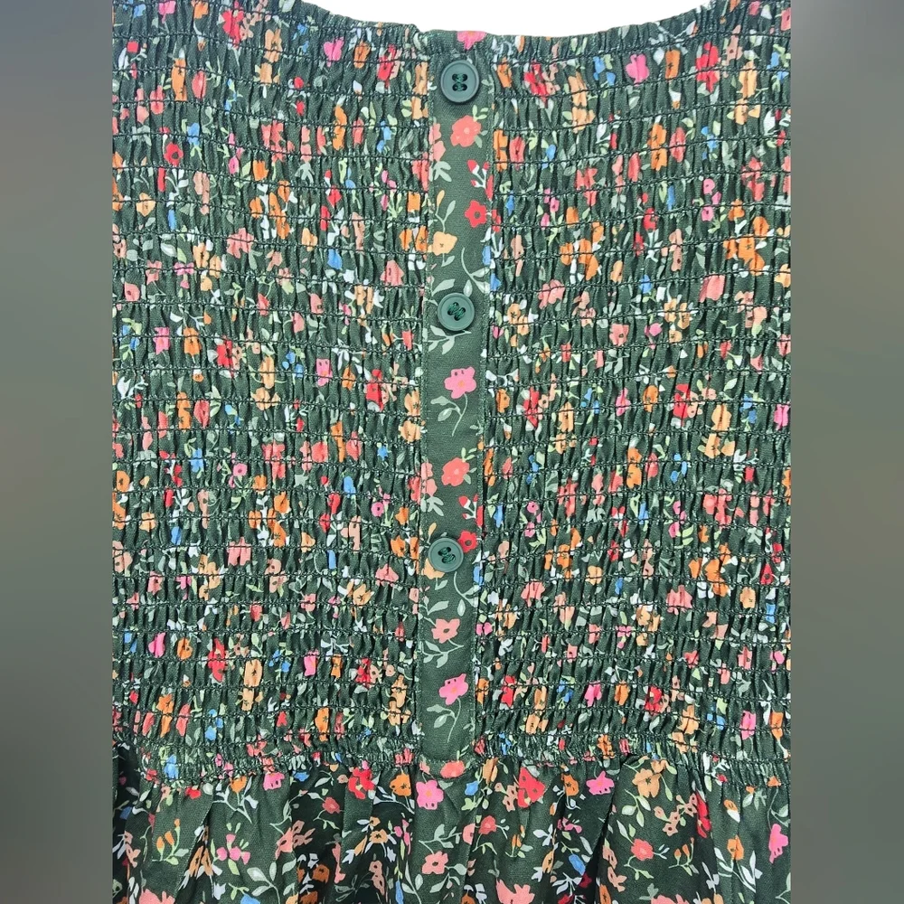 GRACE KARIN Girls Fall Dress Floral Long Sleeve Ruffle Elastic Waist SZ-10 - Picture 4 of 9